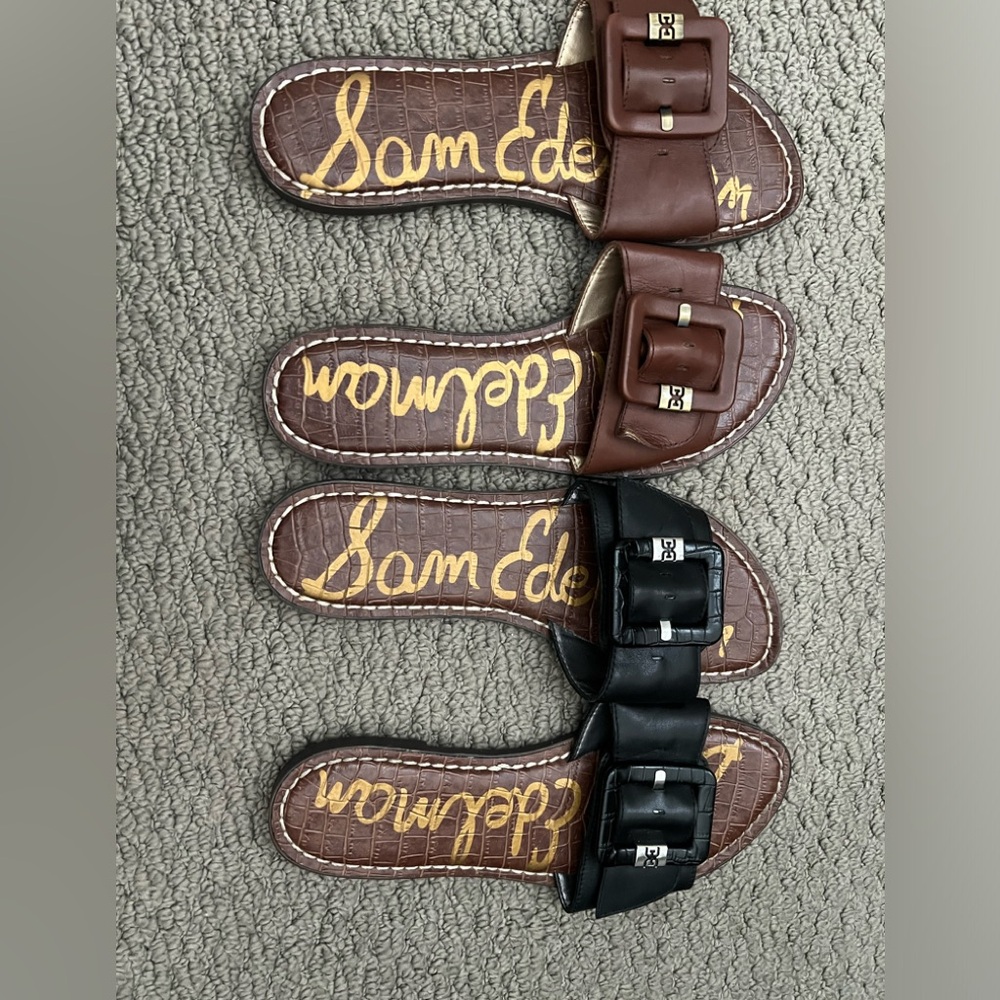 Two pairs of Sam Edelman Granada Sandals size 7